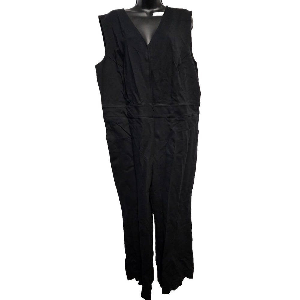 Spanx The Perfect Sleeveless Jumpsuit Classic Black 20383R Womens 2X NEW